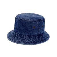 [ NEWHATTAN ] 1530 Denim Bucket Hat - バケットハット