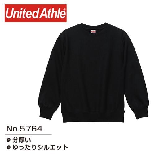 UNITED ATHLE 5764 HEAVY WEIGHT CREW NECK TRAINER 12oz - ユナイテッドアスレ ヘビー スウェット  トレーナー (裏起毛) - プリント/刺繍対応