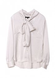 <img class='new_mark_img1' src='https://img.shop-pro.jp/img/new/icons41.gif' style='border:none;display:inline;margin:0px;padding:0px;width:auto;' />SATIN SCARF DRESS SHIRT WHITE