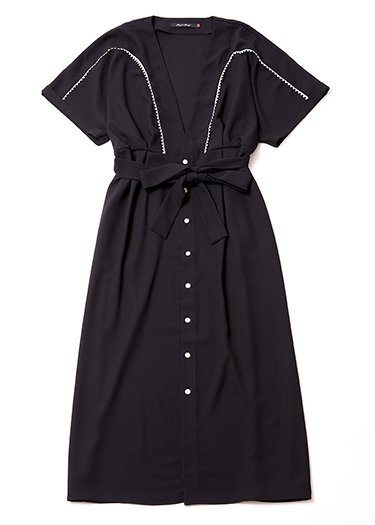 WESTERN ROBE DRESS BLACK - Royal Pussy | ロイヤルプッシー公式通販