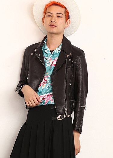 blackmeans × Royal Pussy RIDERS LEATHER JACKET - Royal Pussy