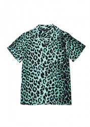 <img class='new_mark_img1' src='https://img.shop-pro.jp/img/new/icons41.gif' style='border:none;display:inline;margin:0px;padding:0px;width:auto;' />CREPE LEOPARD S/S SHIRT GREEN