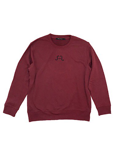 F-HOLE CREW NECK SWEAT RED - Royal Pussy WEBSTORE | ロイヤルプッシー公式通販サイト