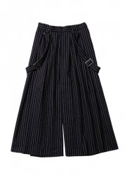 12/8ָSALESTRIPE SUSPENDER WIDE PANTS