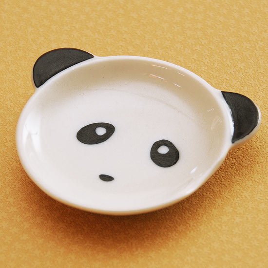 皿型アニマルフェイス（パンダ）