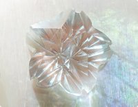 【甲州貴石切子の桜サフィリーン淡青】サクラサク/ルース10.5mm