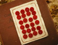 【古物】赤の女王の為のドレスボタン/ボタンシート