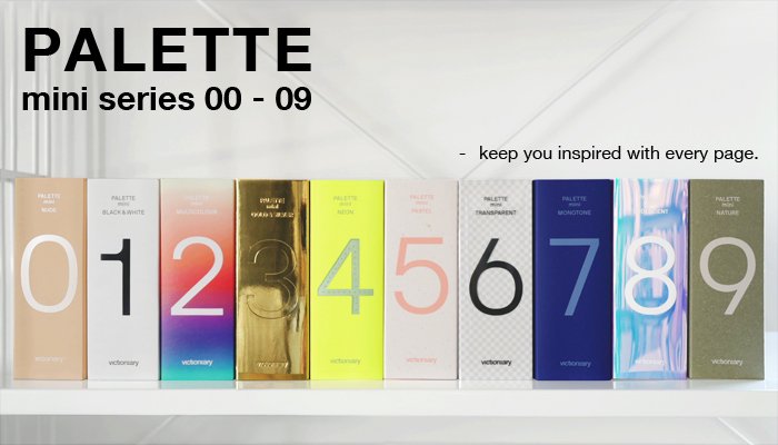 ｜Palette Mini Series 新刊入荷｜ デザインやアートなど「色」を使用したプロジェクトを、はがきサイズの楽しい装丁でまとめたPalette Miniシリーズの新刊3タイトルが入荷です。現在、01から07も全て在庫が揃っております。ぜひこの機会に。