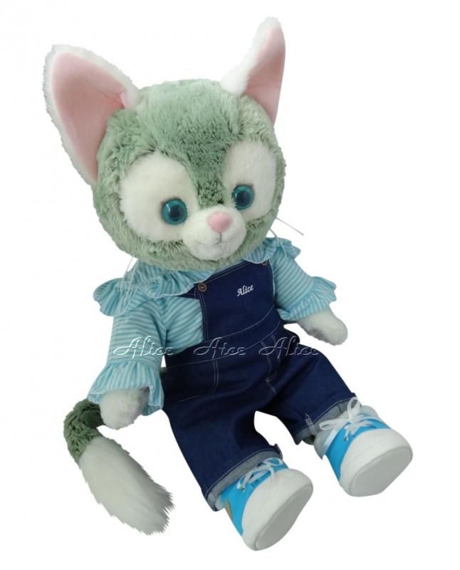 ジェラトーニ,オーバーオールセット水色,Mサイズ｜ダッフィー