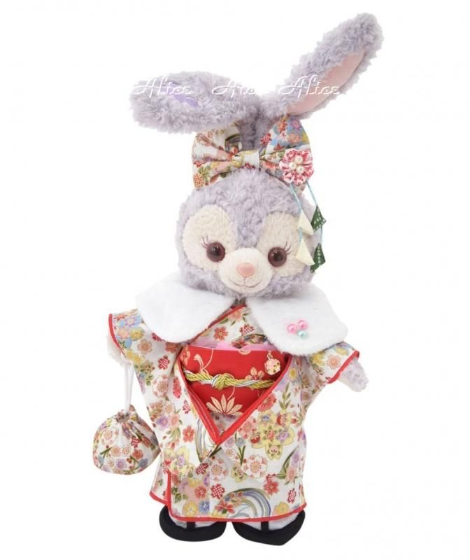 最前線の ステラ・ルー用,振袖セット,No.22｜ダッフィー＆シェリーメイ ぬいぐるみ