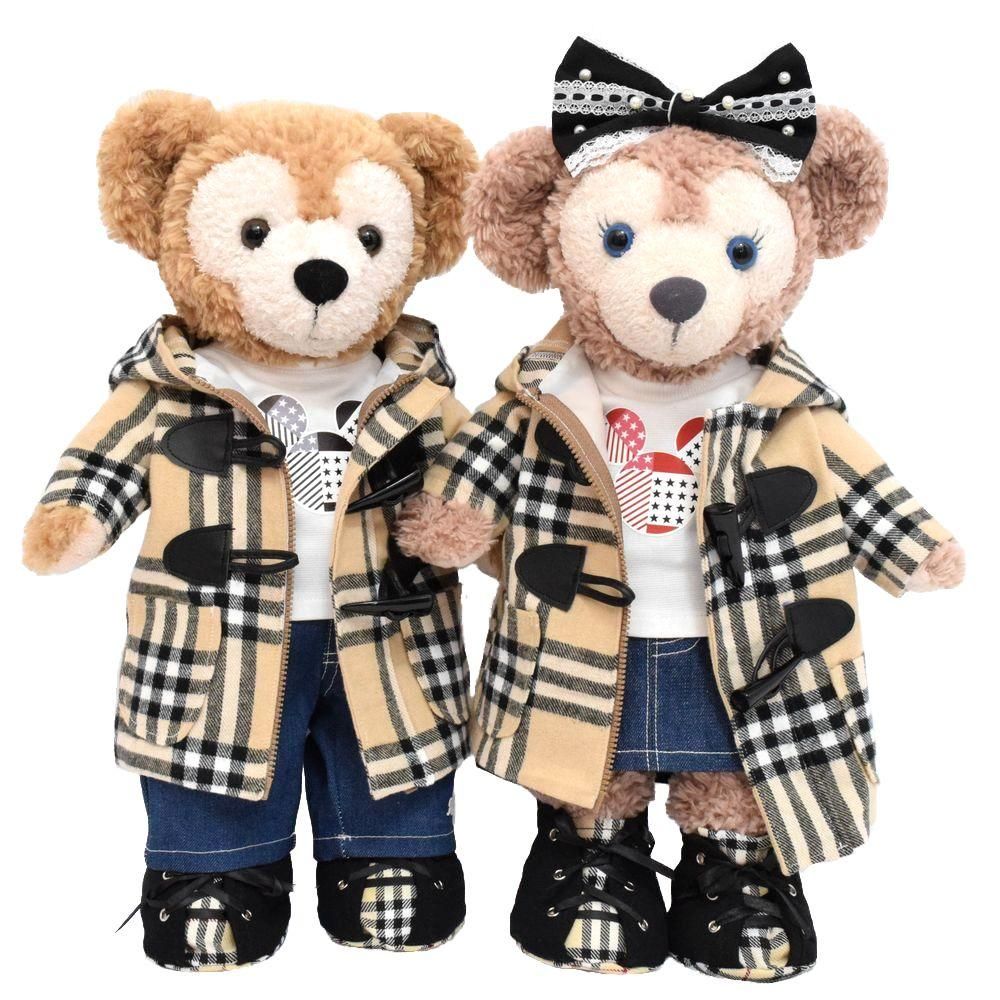 ディズニーシー　ダッフルコート　ダッフィー　シェリーメイ　コスチュームセット Disney ダッフィーシェリーメイコスチューム・Mサイズduffy 赤
