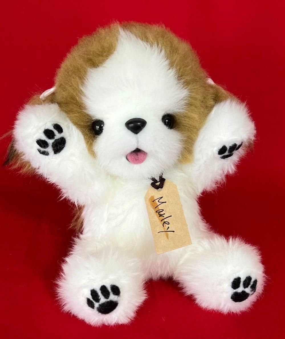 ぺこワンワン ぬいぐるみ アーティストベア 海外作家様 ハンドメイド ぺこワンワン ぬいぐるみ アーティストベア 海外作家様