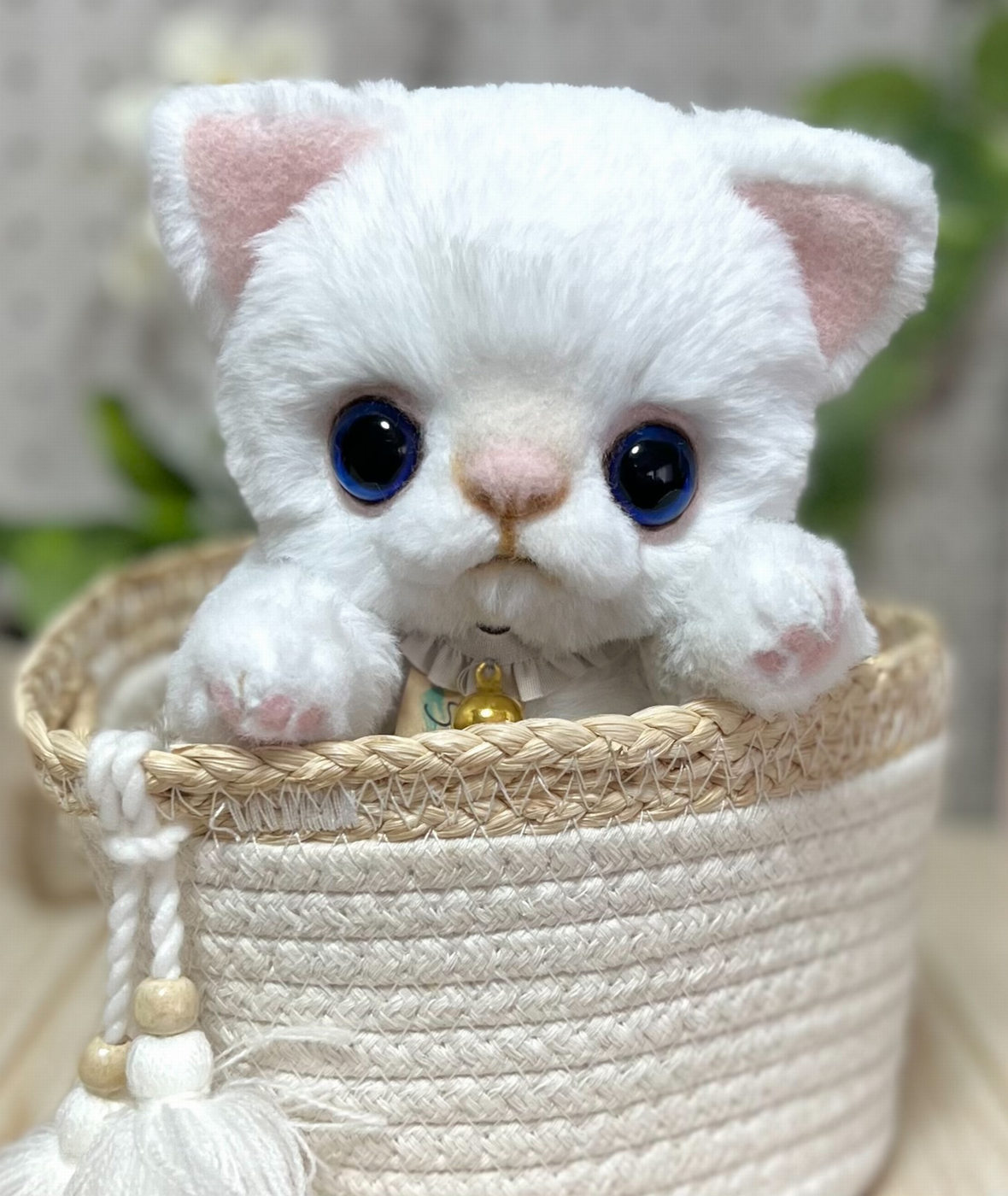 大流行中！ ハンドメイド ぬいぐるみ ねこ 作家 アーティストベア ...