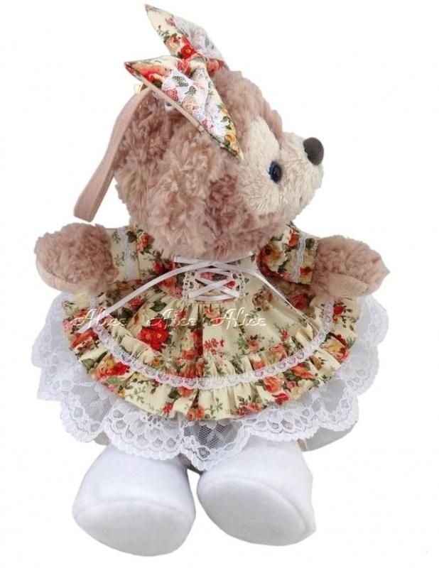 プリンセスドレス,クラシカル花柄,ポーチ｜ダッフィー