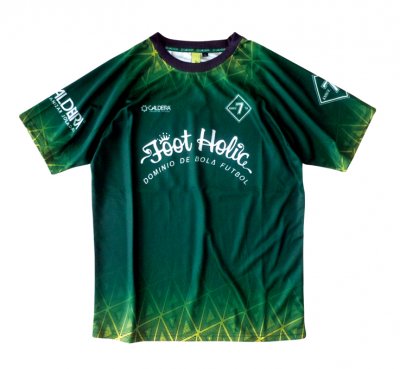 No.7026 7th Anniversary PRA SHIRT “MELT DOWN” GREEN - CALDEIRA