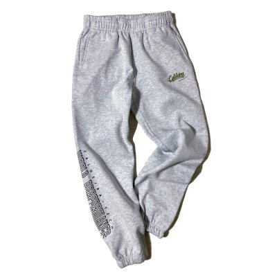 SUPER HEAVY WEIGHT SWEAT PANTS “SUBLIME” gray - CALDEIRA｜公式
