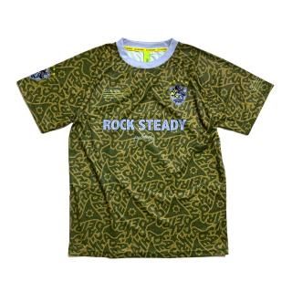 <img class='new_mark_img1' src='https://img.shop-pro.jp/img/new/icons12.gif' style='border:none;display:inline;margin:0px;padding:0px;width:auto;' />JAMAICAN GRAFFITI GAME SHIRT ROCK STEADY olive