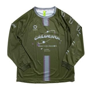 <img class='new_mark_img1' src='https://img.shop-pro.jp/img/new/icons12.gif' style='border:none;display:inline;margin:0px;padding:0px;width:auto;' />L/S CENTERLINE GAME SHIRT ��PLANET OF GALAXY�� olive