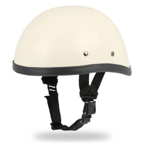 Eagle Half Helmet イーグルハーフヘルメット ホワイト 自転車用 装飾用 アウトロー ダックテール