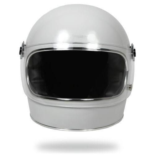 HORIZONHELMETS】LAMP ホワイトフルフェイス へルメット バイク