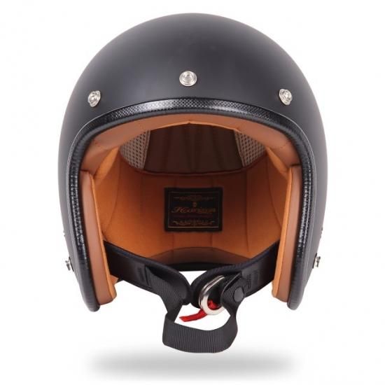 HORIZONHELMETS】OLD School JET マットブラック スモール