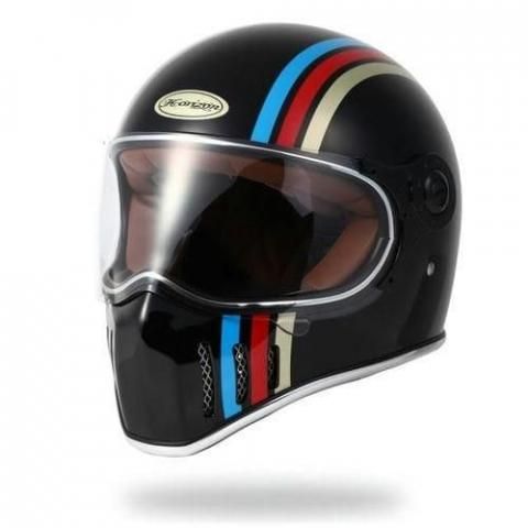 HORIZONHELMETS】JADE Tricolor1-black フルフェイス へルメット