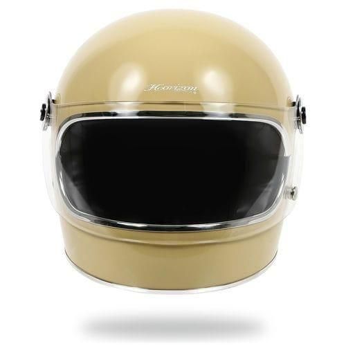 HORIZONHELMETS】LAMP グロスディープアイボリー フルフェイス GLOSS