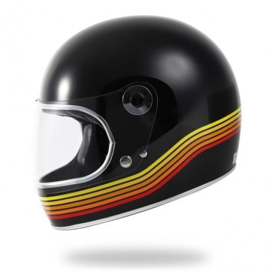 HORIZONHELMETS】LAMP 5RAINBOW Black フルフェイス へルメット