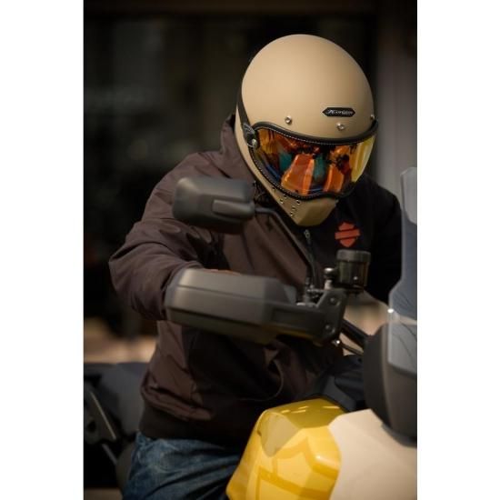 HORIZONHELMETS】MX-H4 マット フレスコ ブラウン オフロード へ