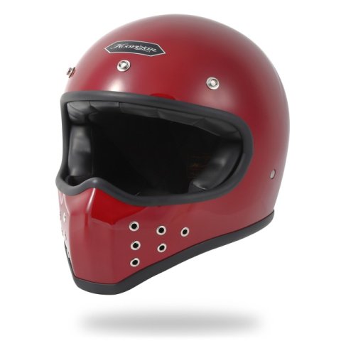 レッドHORIZON MXH-4 フルフェイスヘルメット　レッド（RED）