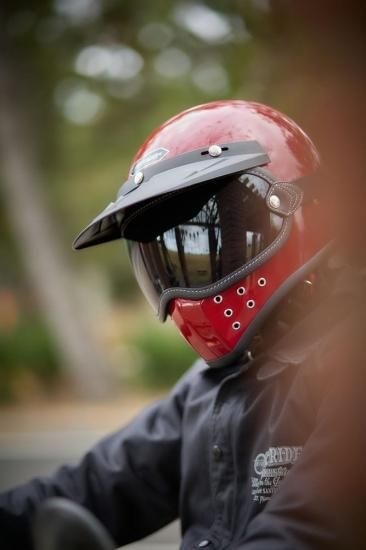 HORIZONHELMETS】MX-H4 レッド オフロード へルメット フル