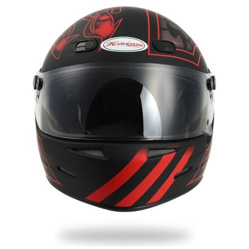 XXR MURAL RED MATTE - HORIZON HELMETS / ホライズンヘルメット