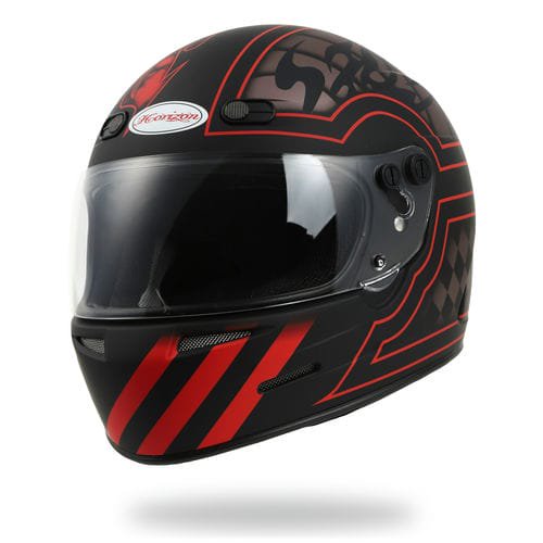 XXR MURAL RED MATTE - HORIZON HELMETS / ホライズンヘルメット