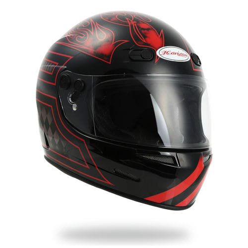 XXR MURAL RED GROSS - HORIZON HELMETS / ホライズンヘルメット