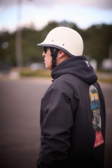 No Budz/ノーバッズ】「Burst Helmet”Vintage Jockey”/バースト