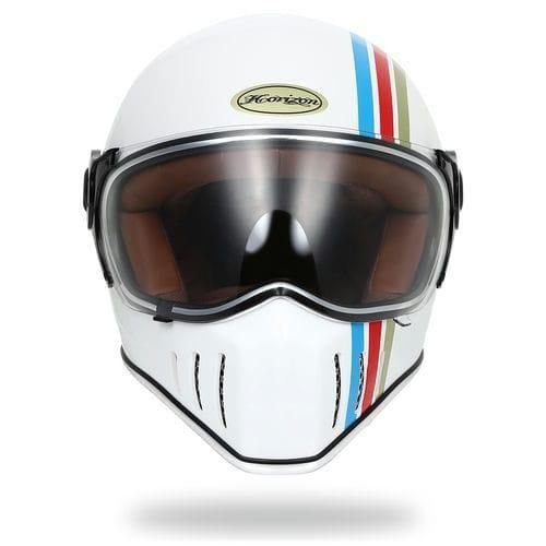 HORIZONHELMETS】JADE Tricolor1-white フルフェイス へルメット