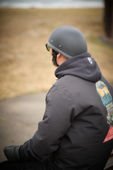 EAGLE HALF HELMET イーグルハーフヘルメット マットブラック