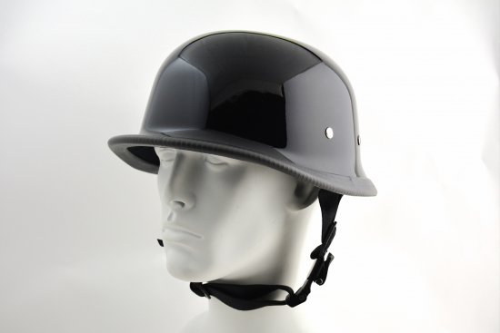 GERMAN HALF HELMET/ジャーマンハーフヘルメット・ブラック・自転車用