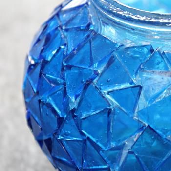 トルコランプ【ガラスのみ】SS アクアブルー - トルコ雑貨ぎゃるぎゃる倉敷