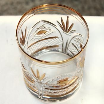 ビンテージ/デキャンタ/トルコ/パシャバチェ/Pasabahce/アートガラス カップ＆ソーサー パシャバチェ (PASABAHCE) - sevinc8 セ