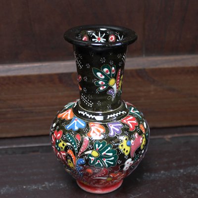 25,380円トルコ　キュタフヤ　陶器　飾り壺　壷　花瓶