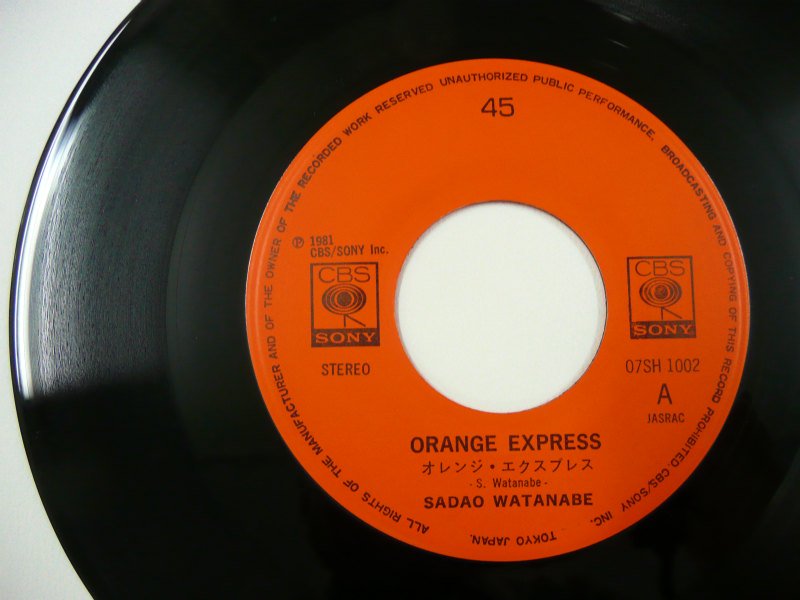 渡辺貞夫1981 オレンジエクスプレス 米国輸入盤ＬＰレコード 歴史的名