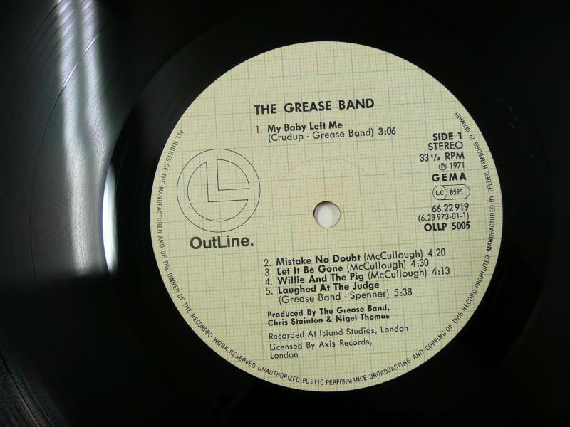 THE GREASE BAND / THE GREASE BAND - キキミミレコード