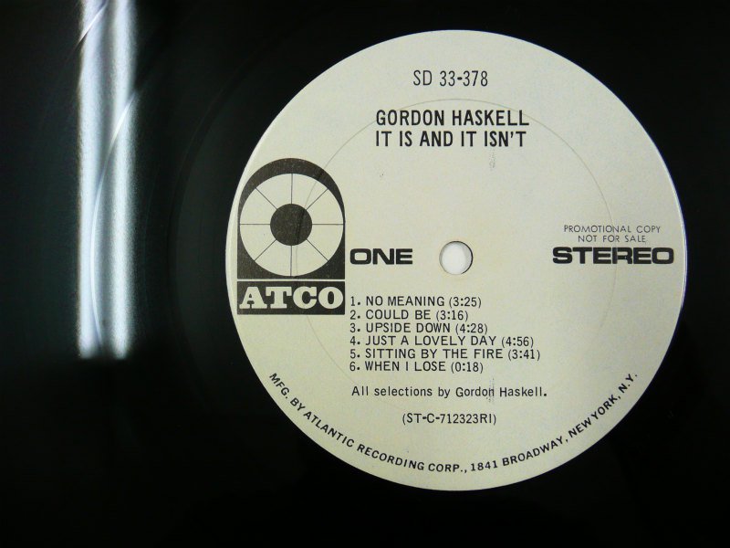 GORDON HASKELL / IT IS AND IT ISN'T - キキミミレコード