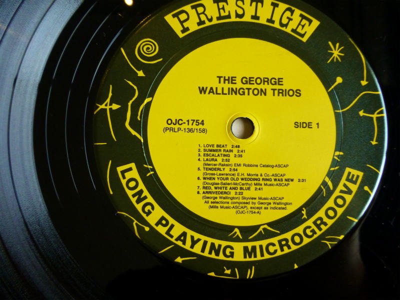 Night Music The George Wallington Trio アナログLPレコード US盤