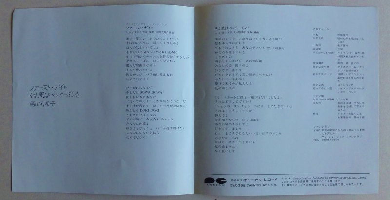 宇崎竜童　地平線　レコード　歌詞カード付き - 2