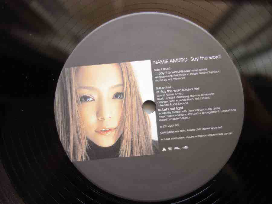 安室奈美恵 / SAY THE WORD (12inch single・PROMO) - キキミミレコード