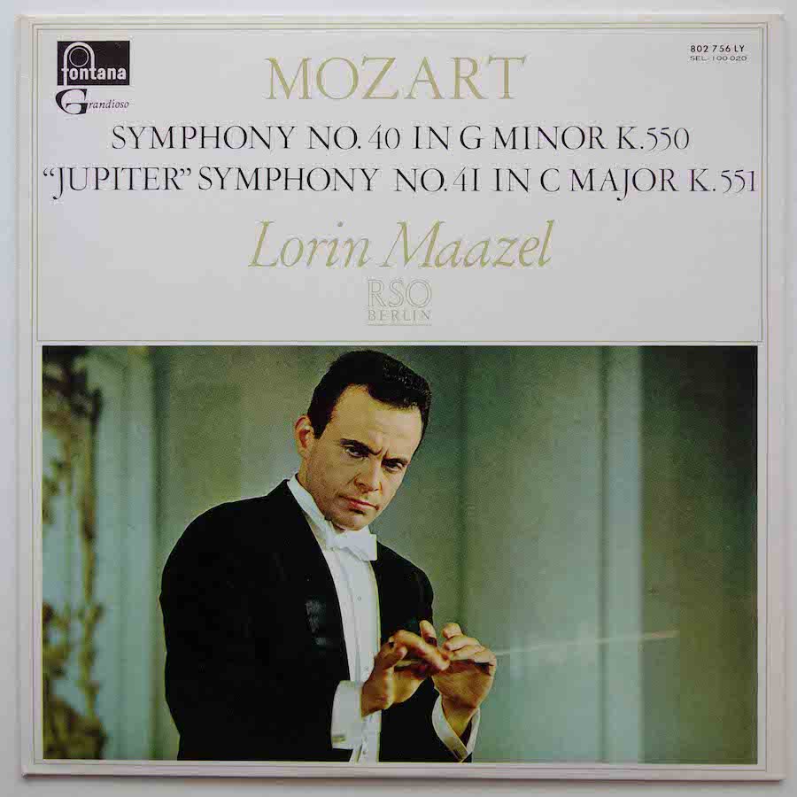 マゼール モーツァルト 交響曲第40番 41番 キキミミレコード