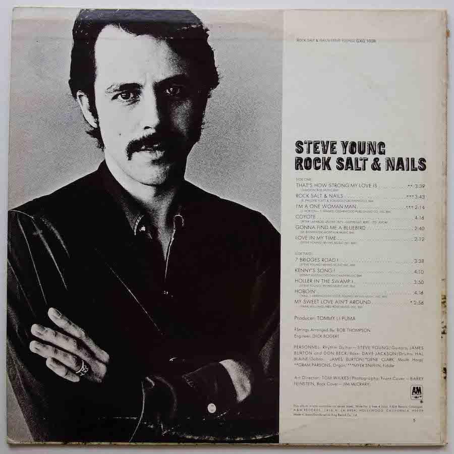 STEVE YOUNG / ROCK SALT & NAILS - キキミミレコード