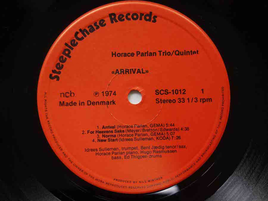 HORACE PARLAN TRIO QUINTET / ARRIVAL - キキミミレコード